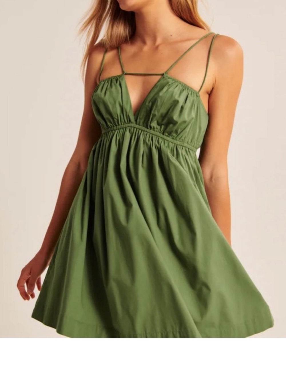 Abercrombie & Fitch Strappy Babydoll Mini Dress